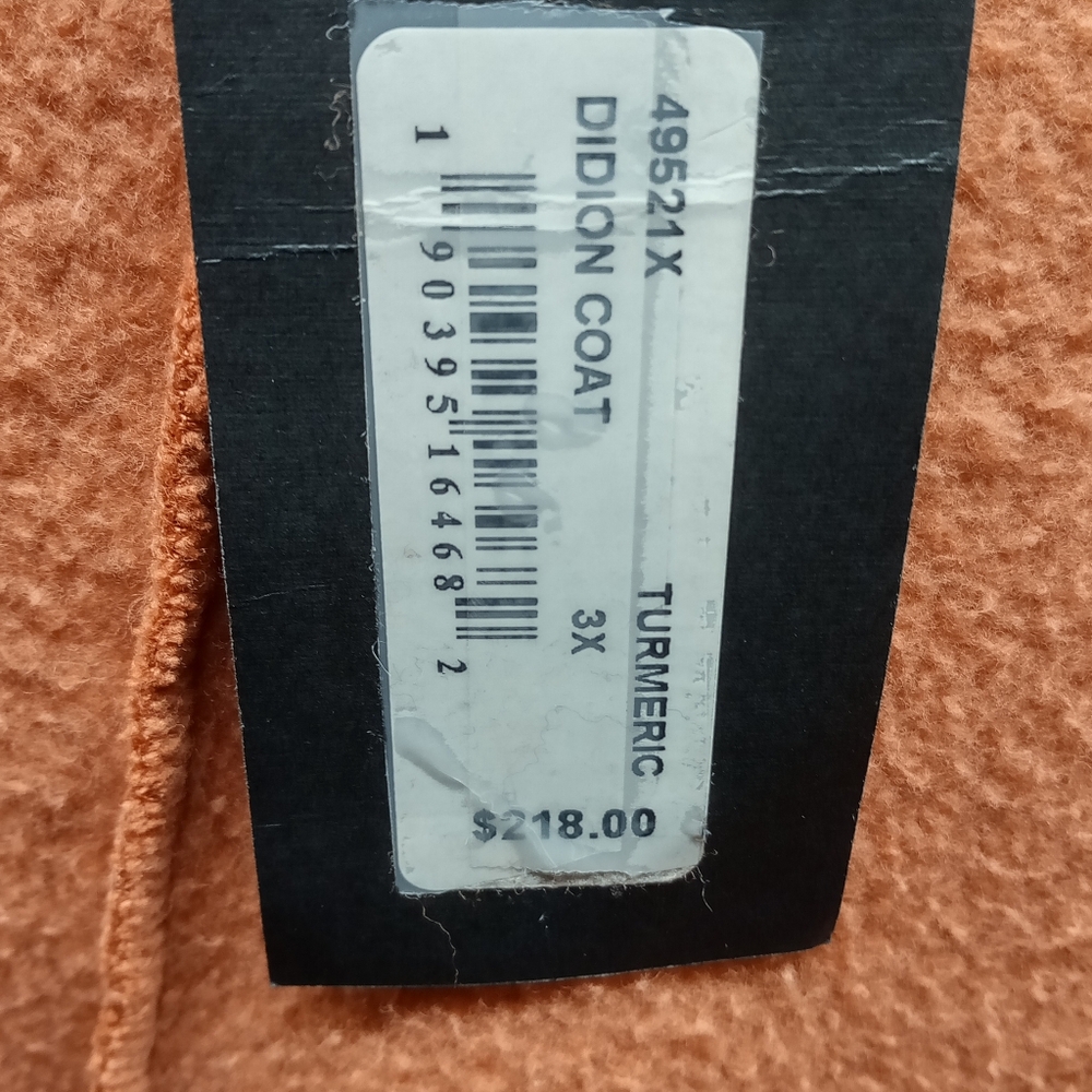 Bryn Walker Bamboo Fleece Coat 3X - Picture 9 of 11